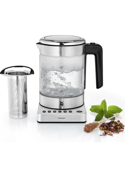 Gri Cam 1 Lt Su Isıtıcı ve Çay Makinesi, 1900 W, Pratik ve Şık Tasarım