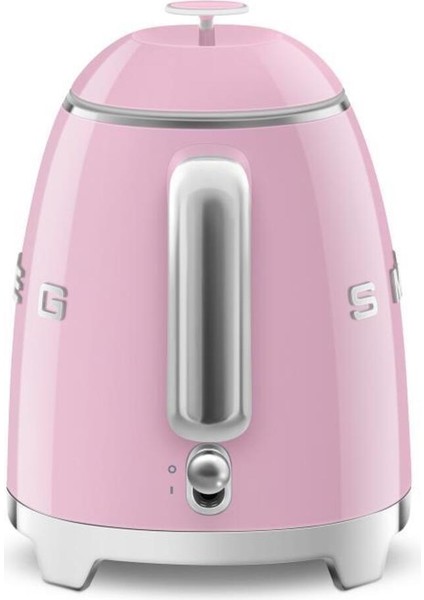 Şık Pembe Mini Çaydanlık, 50'ler Teması, Kompakt ve Renkli Tasarım indirimleri