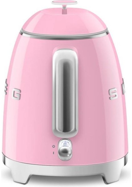 Şık Pembe Mini Çaydanlık, 50'ler Teması, Kompakt ve Renkli Tasarım