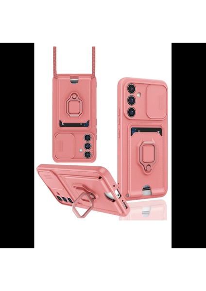 Samsung Galaxy A05S Kılıf Zuma Kartvizitli Yüzüklü Silikon