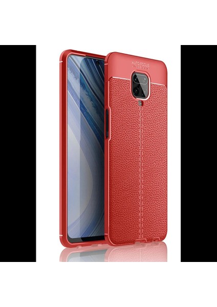 Xiaomi Redmi Note 9 Pro Kılıf Auto Focus Kapak - Kırmızı