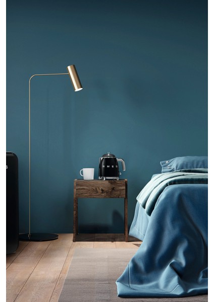 50's Tarz Retro Mini Çaydanlık 0.8 Lt, Şık ve Kullanışlı Siyah Renk