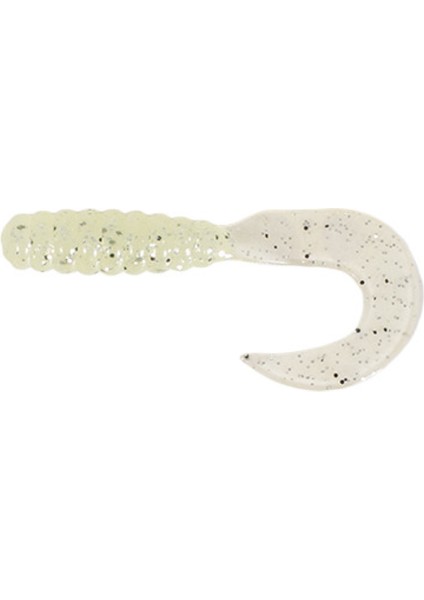 Swim Worm 5,5cm Silikon Yem Renk : White Glow
