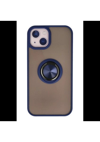 iPhone 13 Kılıf Montreal Yüzüklü Silikon Kapak