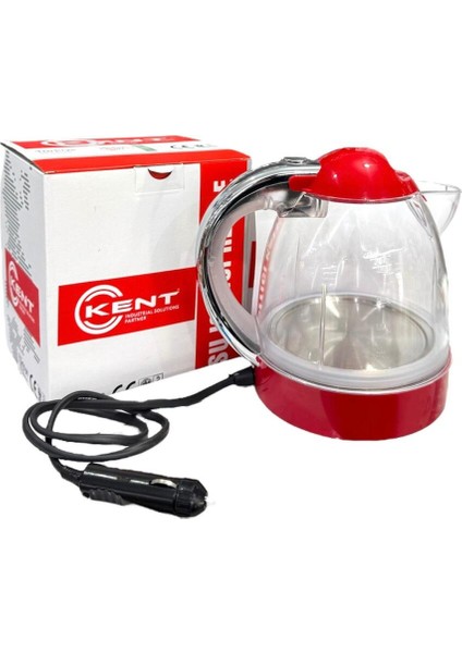 12V 1l Araba Su Isıtıcı, Termostatlı ve Işıklı, Yeni Seri