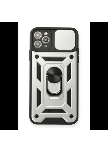 iPhone 11 Pro Kılıf Pars Lens Yüzüklü Silikon