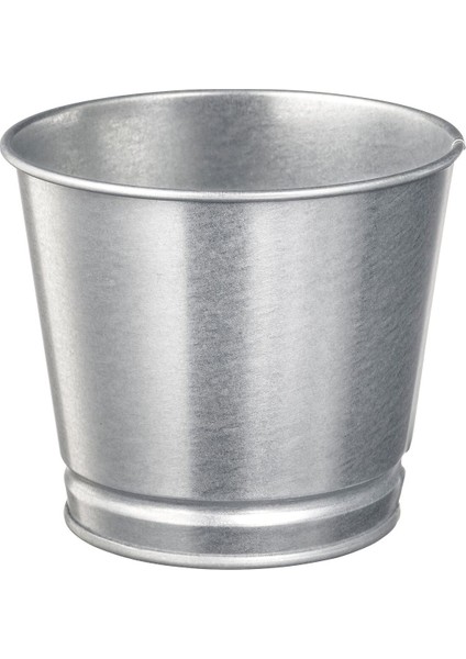 Çelik Saksı, Galvanizli, 9 cm