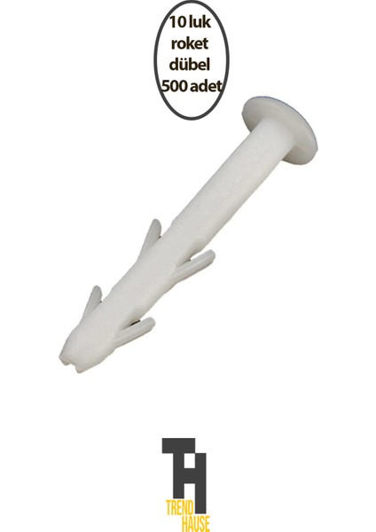 10LUK Roket Dübel 500 Adet modelleri