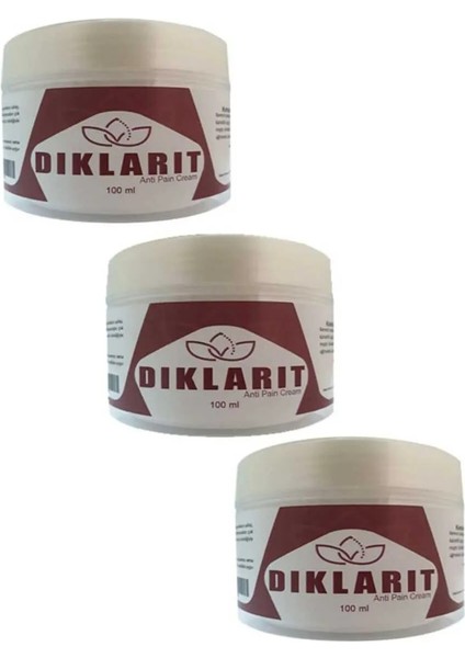 Anti Pain Cream Ağrılarınız Için Krem 100 ml x 3 Adet