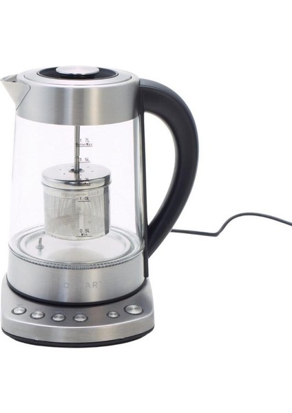 Gri Isıtıcı ve Çay Demleme Cihazı, Pratik ve Şık Tasarım