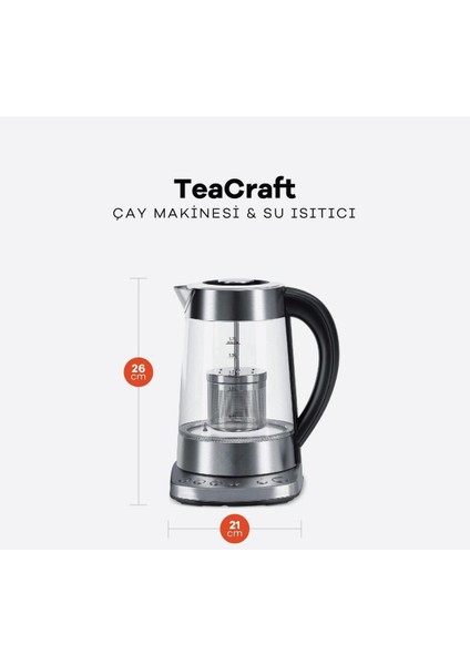 Gri Isıtıcı ve Çay Demleme Cihazı, Pratik ve Şık Tasarım fiyatları