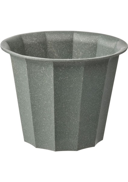 Çelik Saksı, Gri, 9 cm