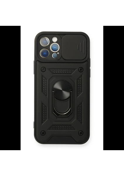 iPhone 12 Pro Kılıf Pars Lens Yüzüklü Silikon