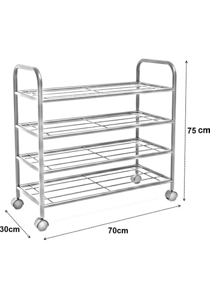 Tekerlekli Çağla Ayakkabılık Çok Amaçlı Raf fırsatları