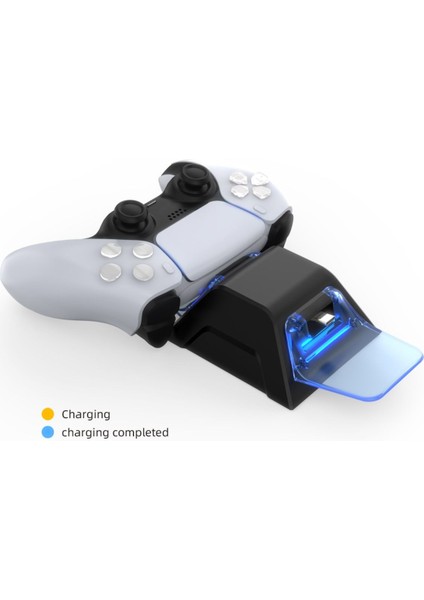 Işıklı Playstation 5 Dualsense Oyun Kolu Şarj Istasyonu