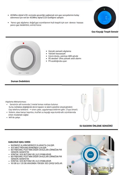 Pgst 4g Sim Kart Destekli Akıllı Ev Güvenlik Alarm Sistemi + Obiem Iç ve Dış Mekân Ptz Hd Kamera fırsatları