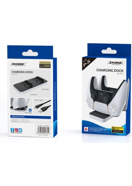 Ps5 Charging Dock Playstation Şarj Istasyonu Şarj Standı