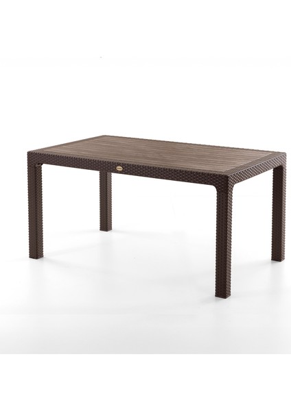 Side 6 Kişilik Rattan Masa Sandalye Takımı Kahve fiyatları