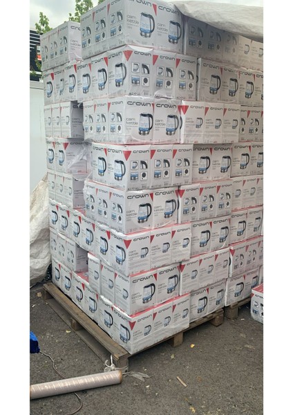 Şeffaf Cam Kettle, Gri Renk, Dayanıklı ve Şık Tasarım