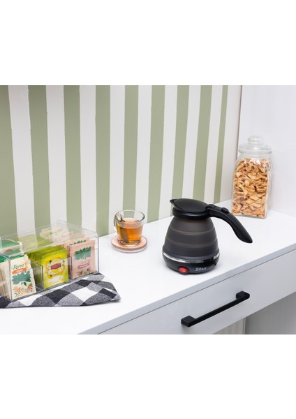 Katlanabilir 0,5l Seyahat Su Isıtıcı, 750W, Paslanmaz Çelik, Renkli fırsatları