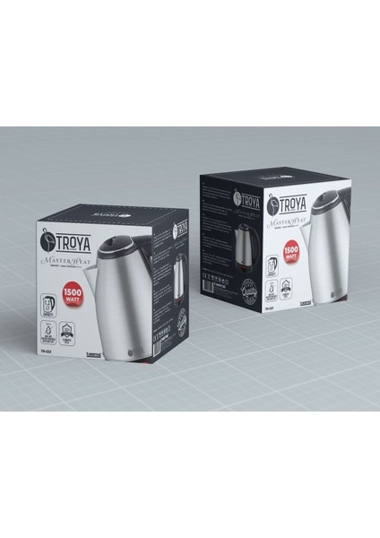 Bordo 1.2l 1500W Otel Tipi Su Isıtıcı, Pratik ve Güçlü Tasarım fiyatları