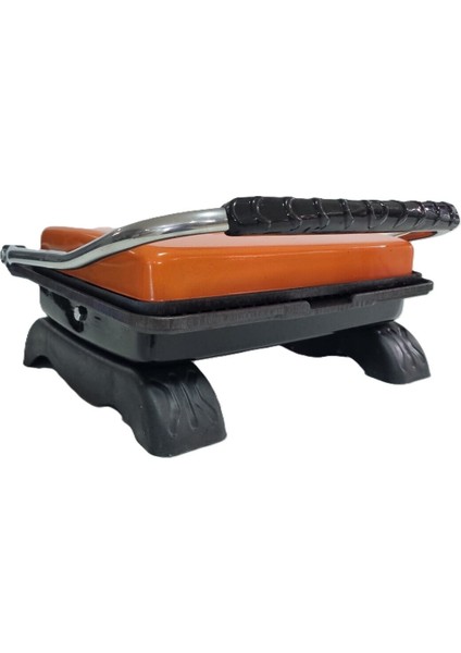 Turuncu Demir Döküm Tost Makinesi 1800W 4-6 Dilim, Ev ve Sanayi Kullanımı fırsatları