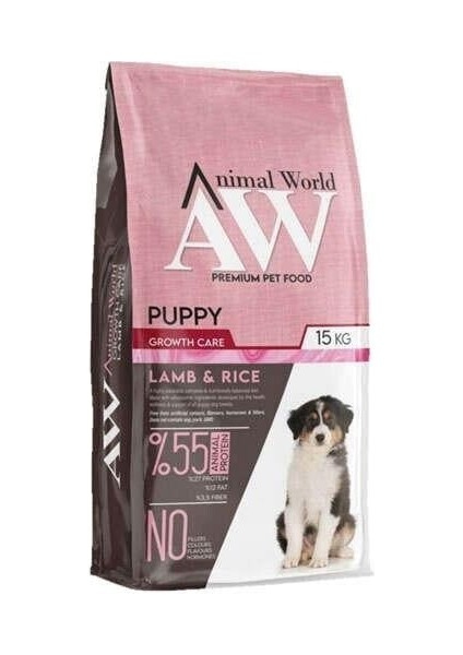 Kuzu Etli Yavru Köpek Maması 15 kg
