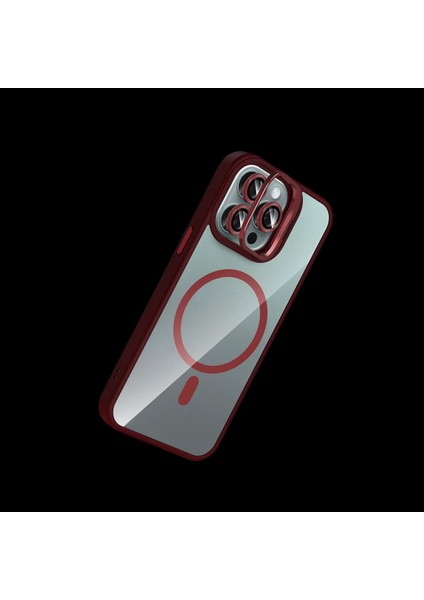 Apple iPhone 15 Pro Max Remim Lensli Magsafe Standlı Kapak modelleri
