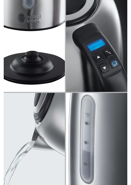 2400W Dijital Su Isıtıcı, Gri, Hızlı ve Güvenilir Isıtma modelleri