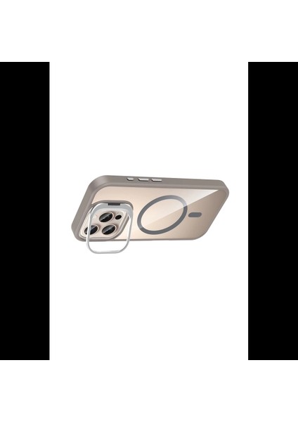 Apple iPhone 16 Pro Max Remim Lensli Magsafe Standlı Kapak fırsatları