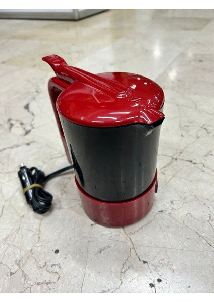 Kırmızı Araç Içi 12V Su Isıtıcı, Pratik ve Şık Tasarım