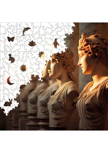 Özgürlük Kadınları Ahşap Puzzle Yetişkin Benzersiz Parçalı Yapboz Puzzle Yapıştırıcılı S1-04