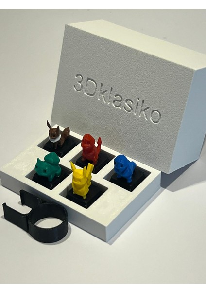 Mekanik Klavye Keycap Seti Gamer Aksesuar – 5’li Eğlenceli Tasarımani