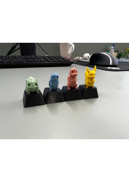 Mekanik Klavye Keycap Seti Gamer Aksesuar – 5’li Eğlenceli Tasarımani modelleri