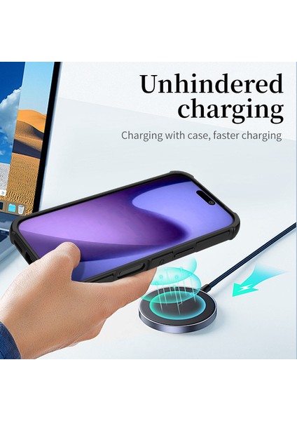 iPhone 17 Pro Manyetik Telefon Kılıfı, Magsafe Koruyucu Ince Uyumlu Telefon Kılıfı iPhone 17 Pro (Yurt Dışından) modelleri
