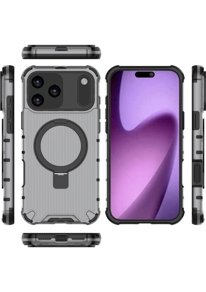 iPhone 17 Pro Max Telefon Kılıfı, Şeffaf Manyetik Düşmeye Dayanıklı Kılıf Kapağı ve Halka Tutucu iPhone 17 Pro Max (Yurt Dışından) fiyatları
