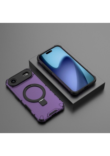 iPhone 17 Aır Telefon Kılıfı, Şeffaf Manyetik Düşmeye Dayanıklı Kılıf Kapağı ve Halka Tutucu iPhone 17 Aır (Yurt Dışından) modelleri