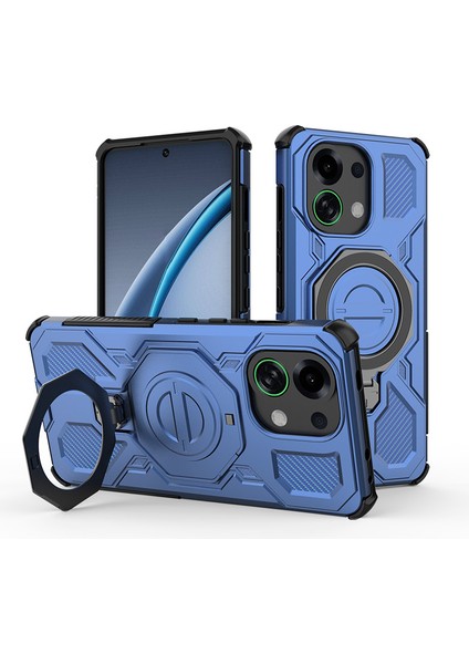 Oppo K13 TURBO/K13 Turbo Pro Manyetik Telefon Kılıfı, Askeri Düşme Korumalı Magsafe Telefon Kılıfı Kapağı Oppo K13 TURBO/K13 Turbo Pro (Yurt Dışından)