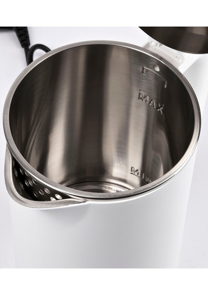 Paslanmaz Çelik Su Isıtıcısı, El Yakmaz Gövde, Beyaz, Güçlü ve Şık Tasarım modelleri