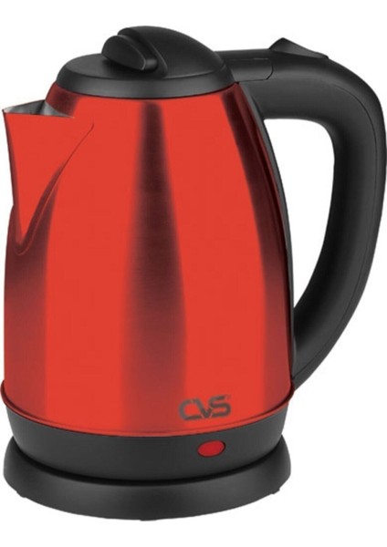 1.7l Elektrikli Su Isıtıcı Kettle Kırmızı, Pratik ve Şık Tasarım