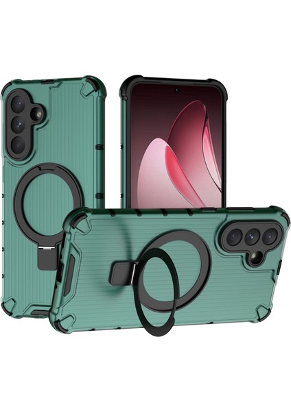 Samsung Galaxy A56 Telefon Kılıfı, Şeffaf Manyetik Düşmeye Dayanıklı Kılıf Kapağı ve Halka Tutucu Samsung Galaxy A56 (Yurt Dışından)