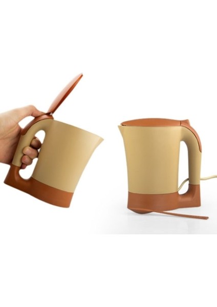 Pratik Su Isıtıcı ve Kahve Makinesi, Ekru, Hızlı ve Kolay Kullanım