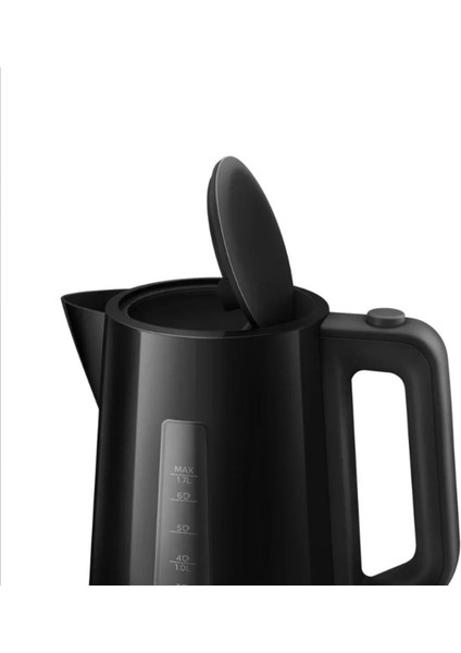 3000 Serisi Siyah Su Isıtıcı & Kettle, Şık ve Dayanıklı Tasarım