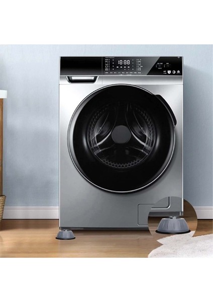 4'lü Çamaşır Makinesi Stoperi Gürültü - Titreşim - Beyaz Eşya - Mobilya Kayma Önleyici Ayak fırsatları