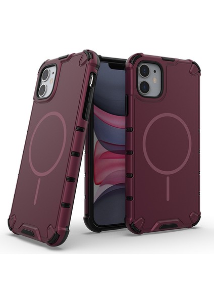 iPhone 11 Manyetik Telefon Kılıfı, Magsafe Koruyucu Ince Uyumlu Telefon Kılıfı iPhone 11 (Yurt Dışından)