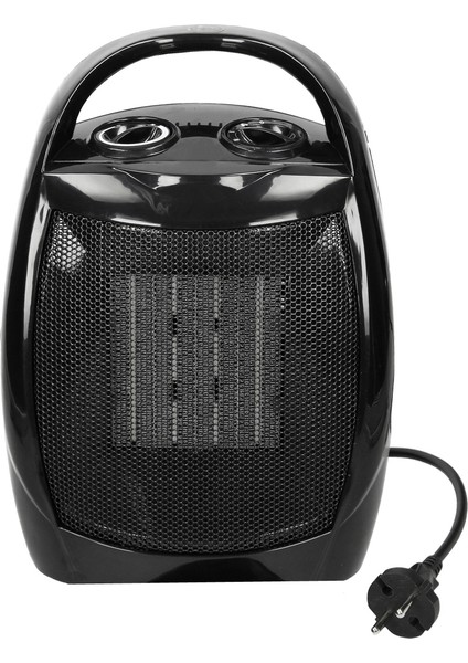 Fanlı Seramik Isıtıcı Siyah, Hızlı ve Güçlü Isıtma Özelliği ile Konfor Sağlar
