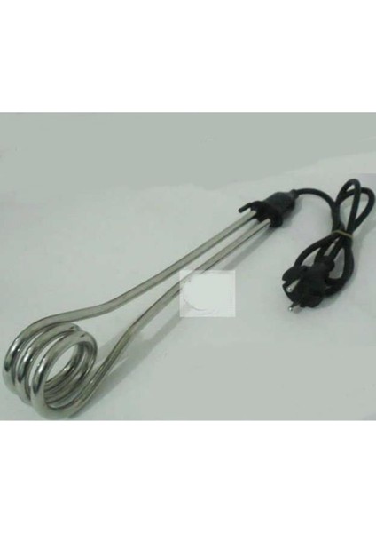 Gri 1500W Elektrikli Su Isıtıcı, Hızlı ve Pratik Daldırma Sistemi