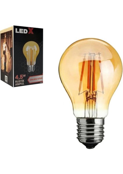 A-60 Kırılmaz Gövde 4,5 Watt Rustik Ampul