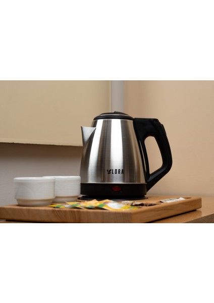 Bordo 1.2l Otel Tipi Kettle, Şık ve Kullanışlı Mutfak Gereci