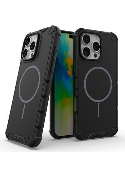 iPhone 15 Manyetik Telefon Kılıfı, Magsafe Koruyucu Ince Uyumlu Telefon Kılıfı iPhone 15 (Yurt Dışından)